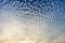 Cloudscape with altocumulus clouds