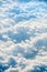 Cloudscape background . Blue sky and white cloud.