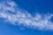 Cloudscape background of a cirrus cloud