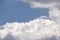 Cloudscape blue cumulonimbus calvus sky sunlight texture