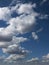 Cloudscape cloud blue backgrounds nature summer outdoors midair scene