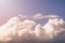 Cloudscape with cumulonimbus clouds