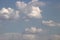 Cloudscape cumulus congestus blue sky sunlight texture