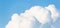 Cloudscape horizontal banner