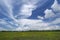 Cloudscape over the Coastal Prairie in Everglades National Park.