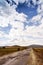 Cloudscape over country road