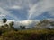 Cloudscape over the hills and vegetation of Cuba