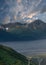 Cloudscape over mountains and Turnagain, Girdwood, Alaska, USA