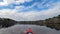 Cloudscape and reflections on Coot Bay in the Everglades.