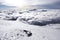 Cloudscape from the summit of Kilimanjaro