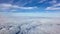 Cloudscape viewed from the airplane window,