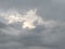 Cloudy bird in the sky