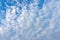 Cloudy blue sky and alto-cumulus