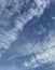 Cloudy Blue Sky Windy Day  Background