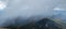 Cloudy Colorado Mountains