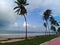 Cloudy day on a beach of Maceio Brazil