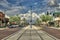 Cloudy day in downtown Mesa, Arizona