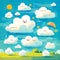Cloudy Day Happiness, Illustration