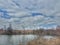 Cloudy day at the lake in Oklahoma