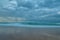 Cloudy Daybreak Seascape at the Beach