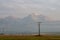 cloudy and foggy sunrise over slovakian landscape in autumn