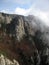 Cloudy Ghosts Vally. Demerdzhi Mountain Rocks.