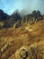 Cloudy Ghosts Vally. Demerdzhi Mountain Rocks.