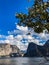 Cloudy Hetch Hetchy lake Reservoir