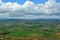 Cloudy landscapes in the Molise countryside in southern Italy