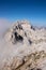 Cloudy look towards mount Triglav from Rjavina ridge