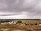 Cloudy monsoon skies above the countryside