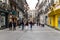 Cloudy morning, Cityscape of Pamplona, Navarra, Spain