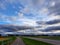 Cloudy road in Kukruse, Estonia