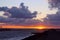 Cloudy San Diego Coastline at dusk