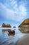 Cloudy skies at Arcadia Beach on the Oregon Coast