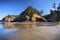 Cloudy skies at Arcadia Beach on the Oregon Coast