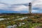 Cloudy skies over Southerness Lighthouse