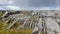 Cloudy sky above a rocky landscape