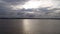 Cloudy sky on the Amazon River