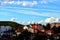 Cloudy sky and buildings