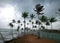 The Cloudy sky at the Coconut hill, Itâ€™s located at the Mirissa, Sri Lanka