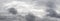 Cloudy sky with gray clouds, rainy sky, panorama