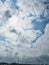 Cloudy sky over Fort Hood, Texas