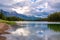 Cloudy Sky Over Johnson Lake