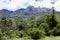 Cloudy sky over Mount Mulanje with the forest