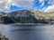 Cloudy Sky over Mountains at Hetch Hetchy