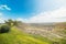 Cloudy sky over a Tuscan valley