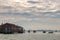 Cloudy sky over the Venetian lagoon