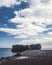 Cloudy sky at Praia Formosa, Madeira