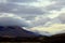 Cloudy sky on snow-covered peaks, Apennines mountains, Abruzzo, Italy